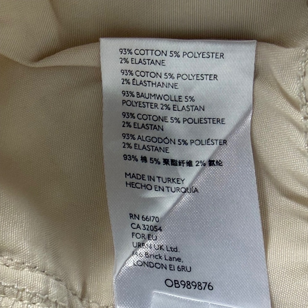 Free‎ People Shayla Pebble White High Rise Bootcut Jeans Double Button Size 26 - Picture 10 of 11